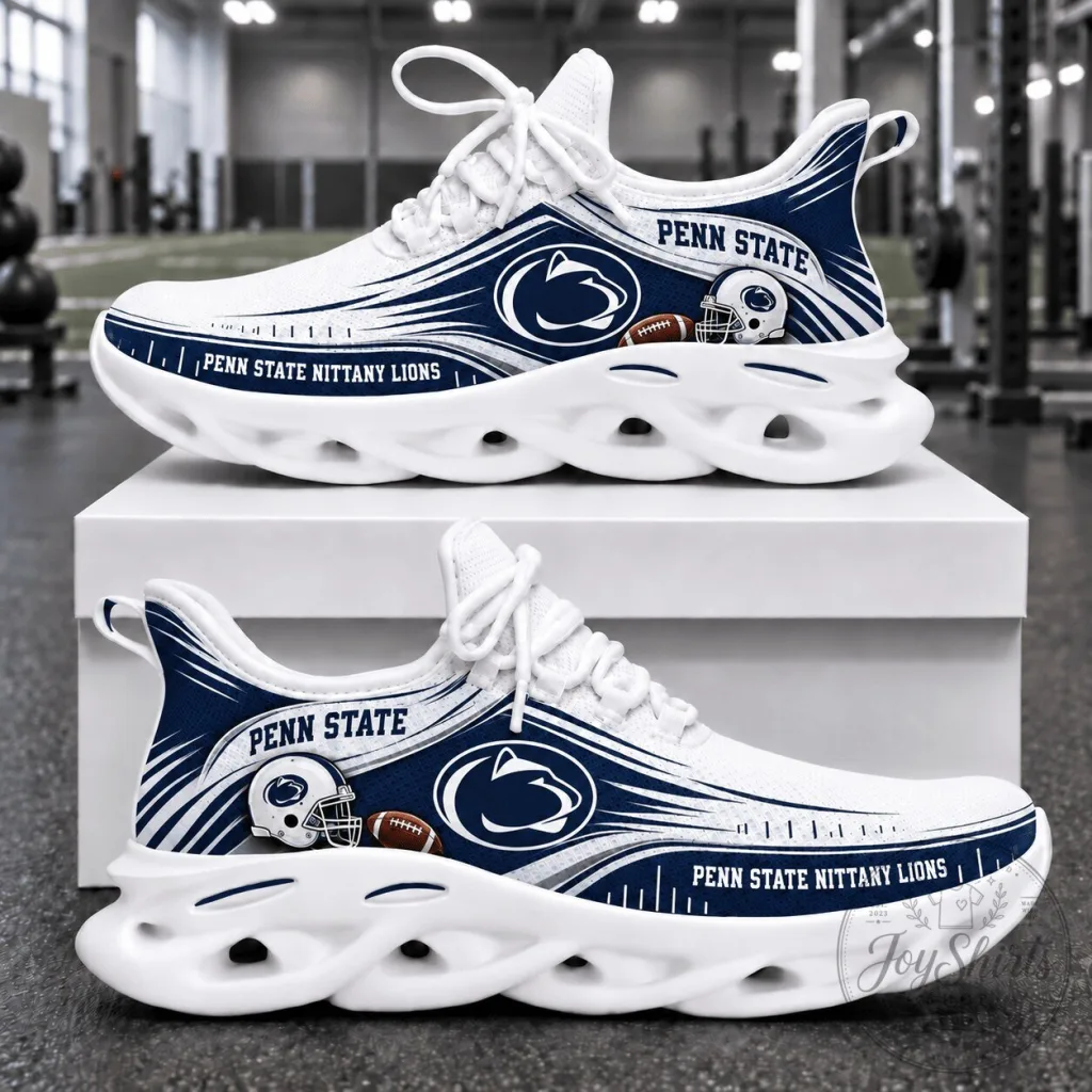 Penn State Nittany Lions Football Team Fan Chunky Sneakers Shoes Penn State Nittany Lions Football Team Fan Chunky Sneakers Shoes