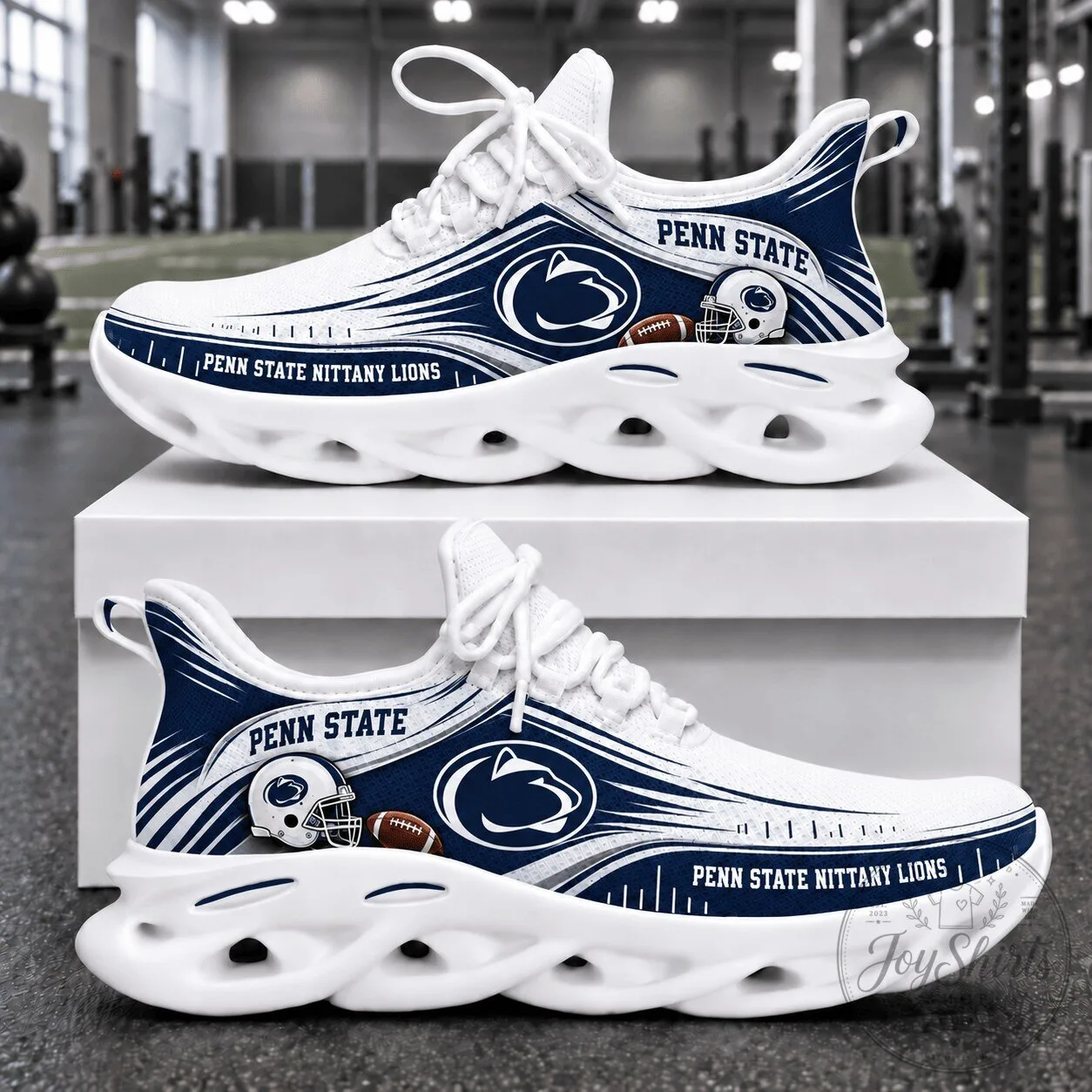 Penn State Nittany Lions Football Team Fan Chunky Sneakers Shoes
