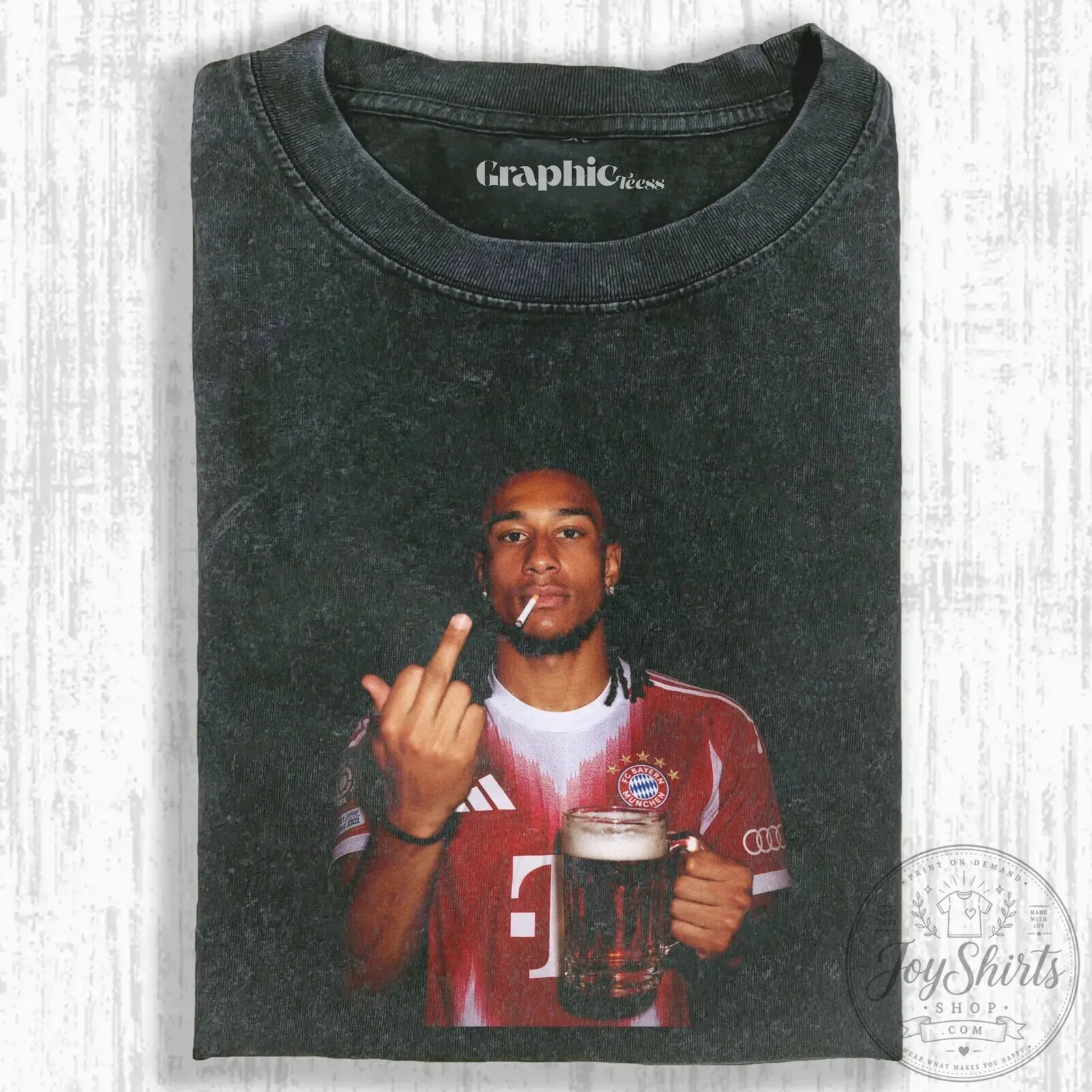 Graphic Print T-Shirt featuring Football Player Michael Olise