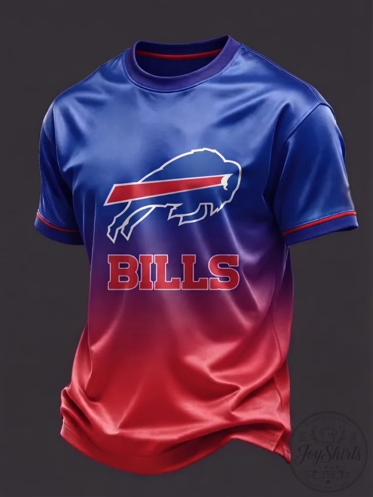 Buffalo Bills Football Fan Tee, Men's Iconic Team Logo T-Shirt