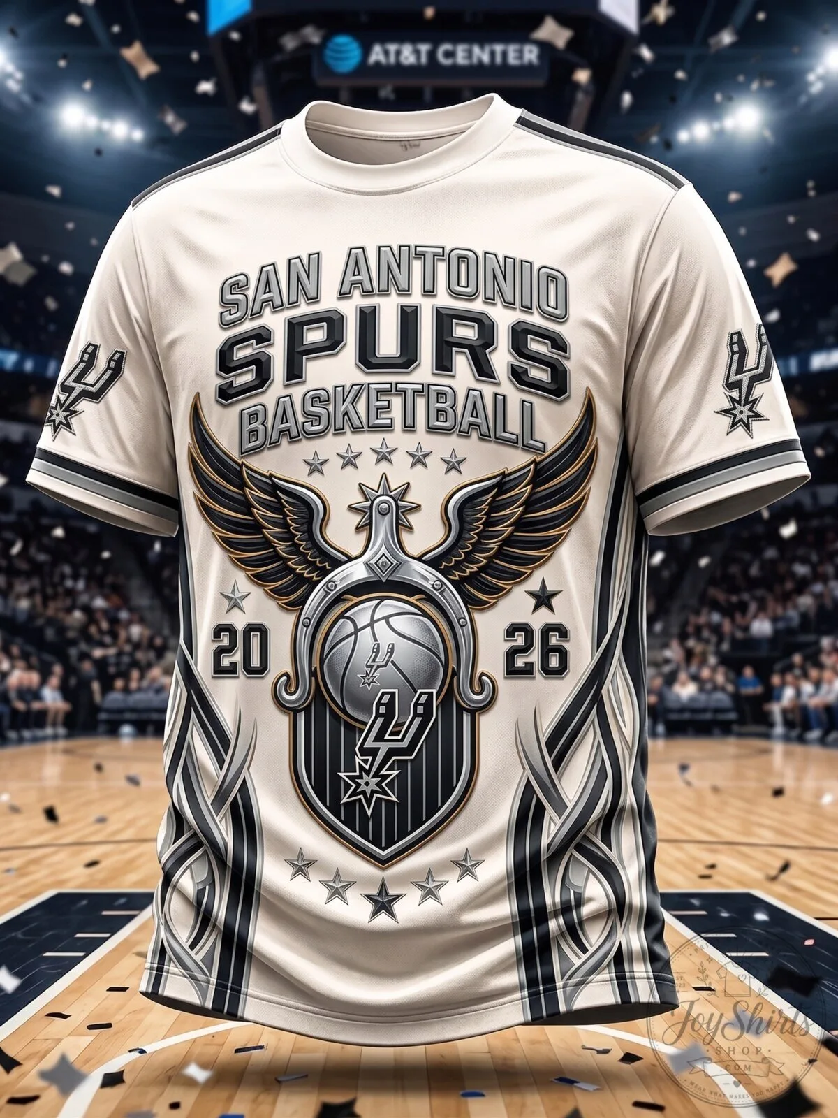 San Antonio Spurs Basketball Team Logo T-Shirt 2 San Antonio Spurs Basketball Team Logo T-Shirt