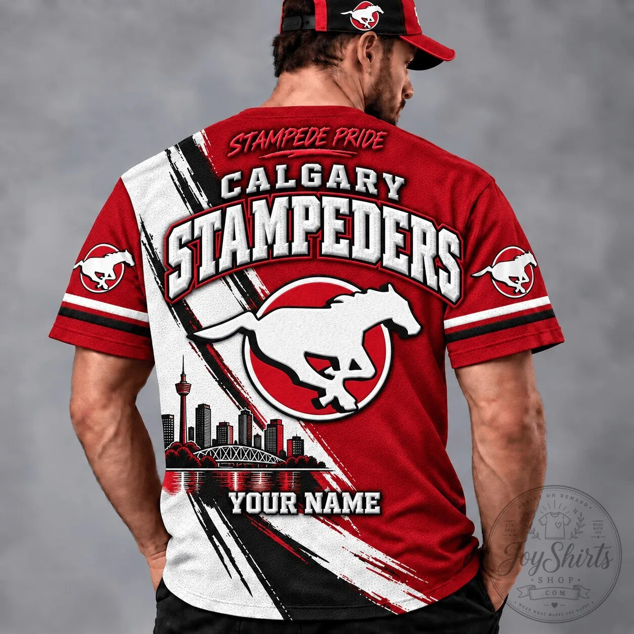 Calgary Stampeders Canadian Football League Stampede Pride T-Shirt