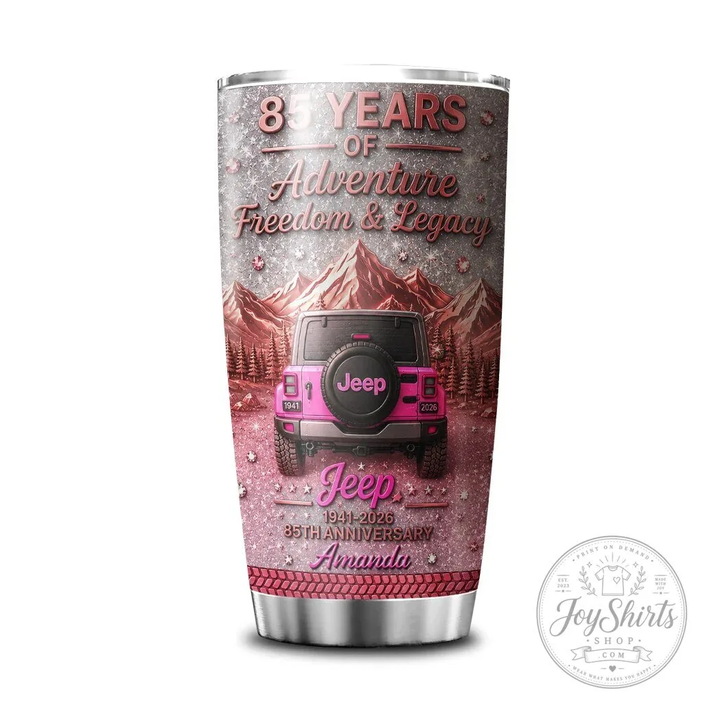 Jeep 85th Anniversary Adventure Freedom Legacy Pink Off-Road Tumbler