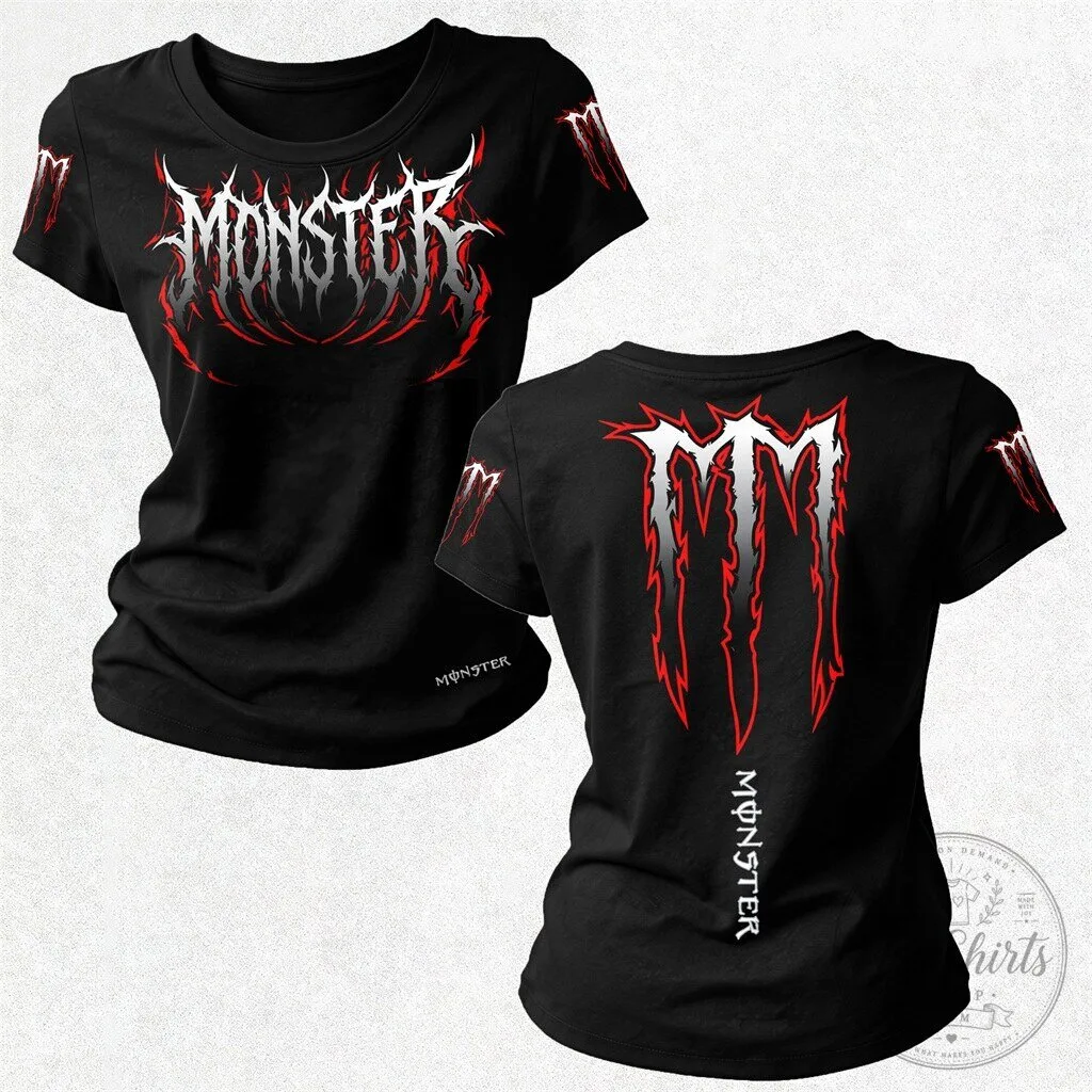 Monster Energy Drink Logo Women's Black T-Shirt