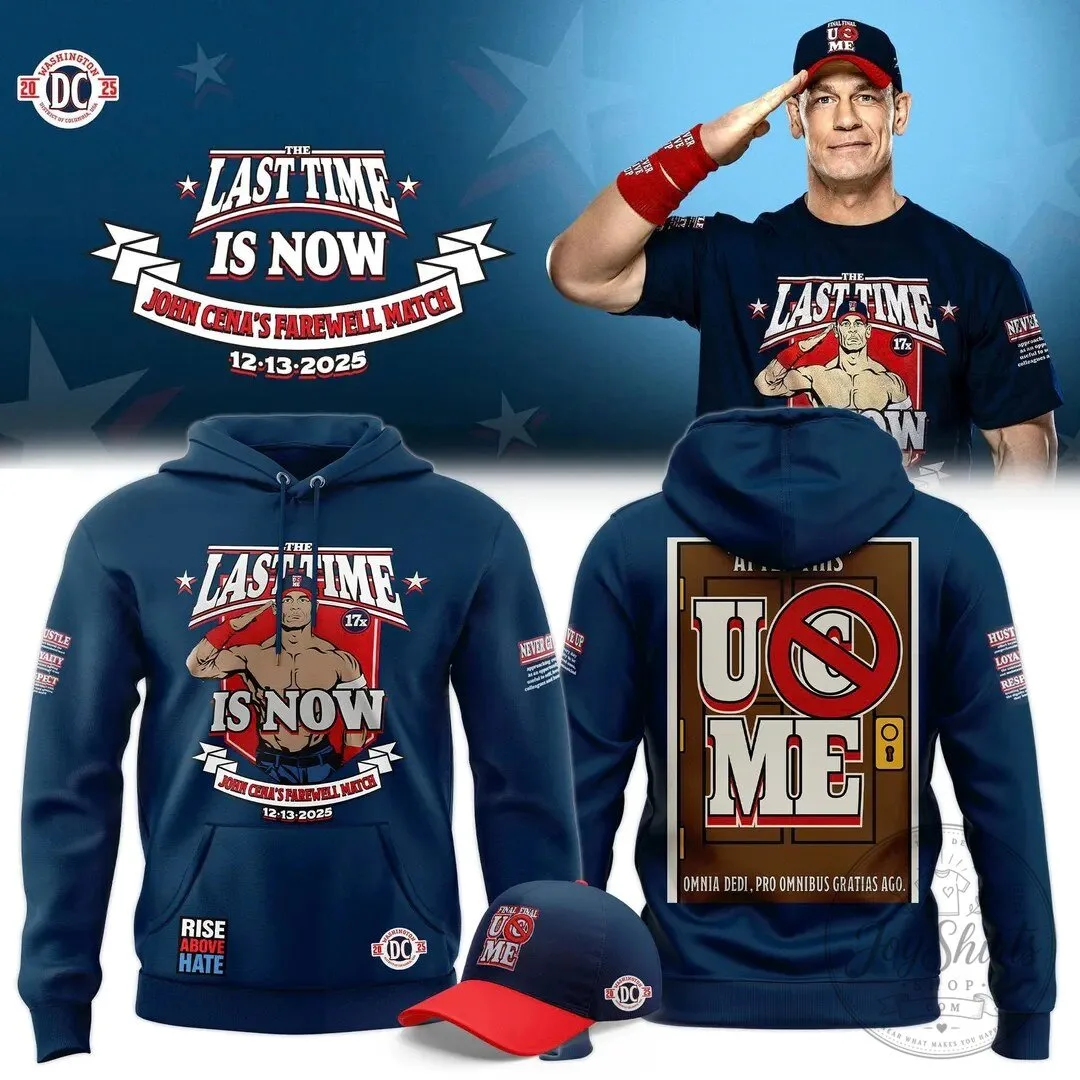 John Cena Farewell Match 2025 The Last Time Is Now Hoodie