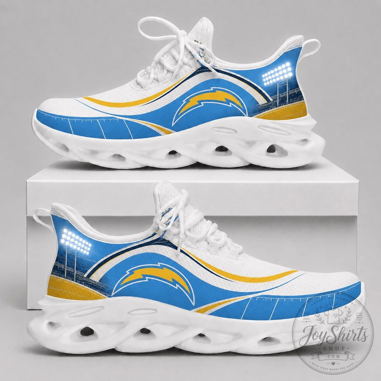 Los Angeles Chargers Team Logo Fan Running Shoes