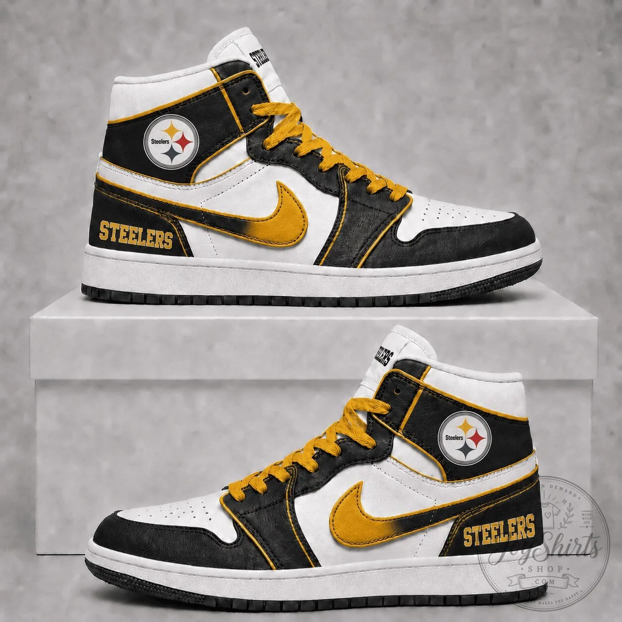 Pittsburgh Steelers Team Logo High Top Sneakers