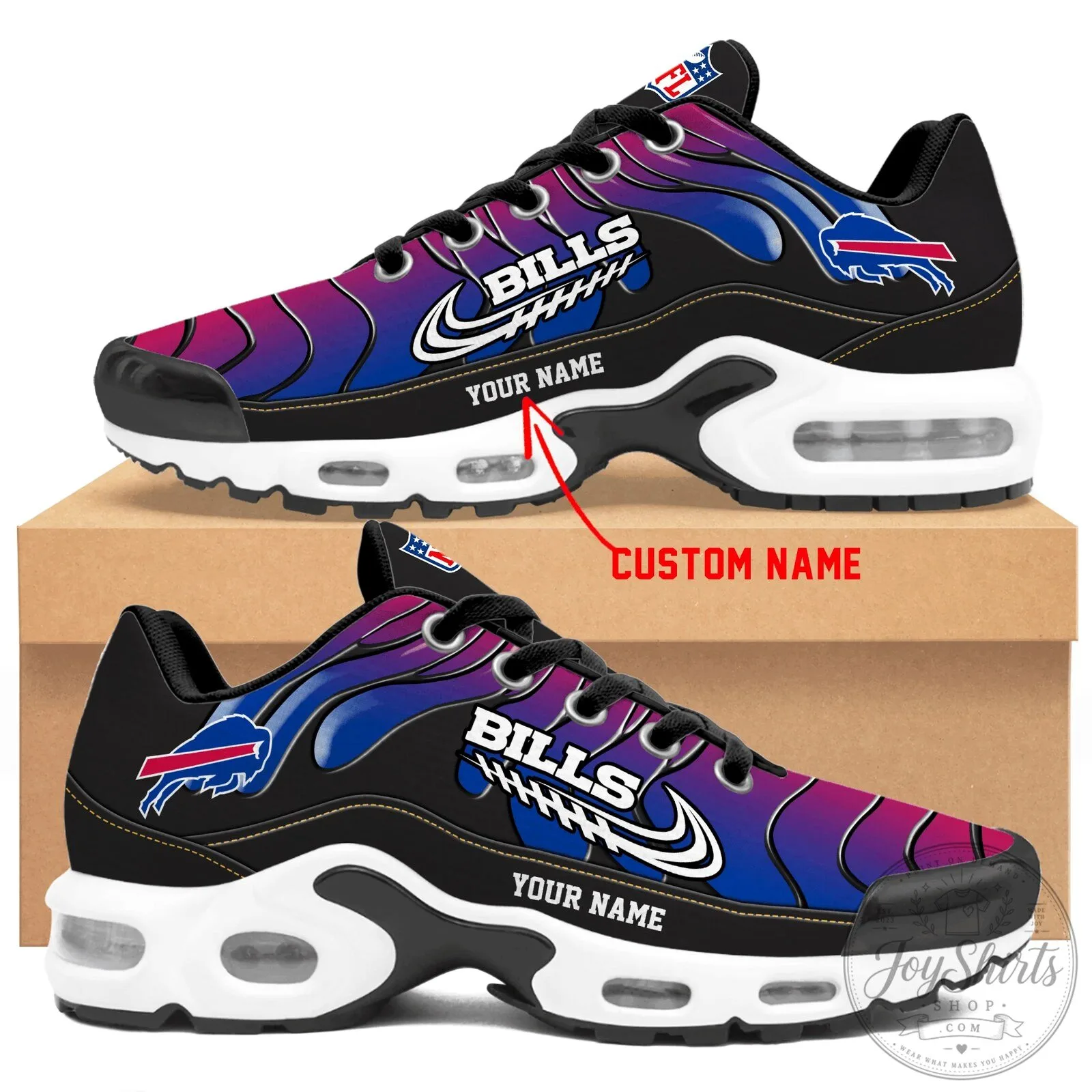 Buffalo Bills Personalized Air Max Style Running Shoes