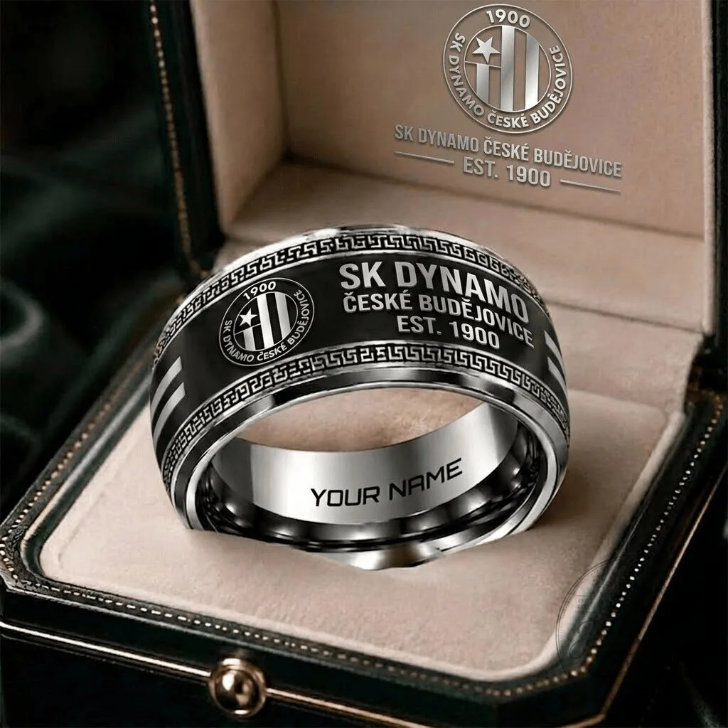 SK Dynamo České Budějovice Football Club Personalized Ring