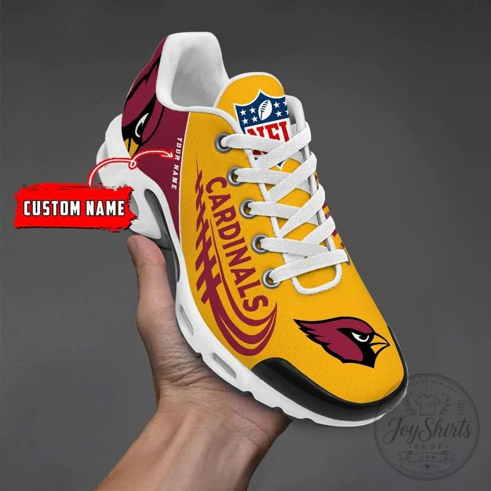 Arizona Cardinals Custom Name NFL Football Team Fan Unisex Sneakers
