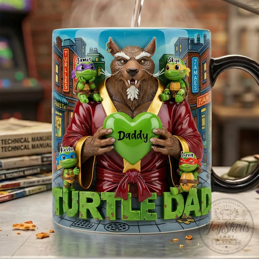 Teenage Mutant Ninja Turtles Splinter Daddy Father's Day Mug