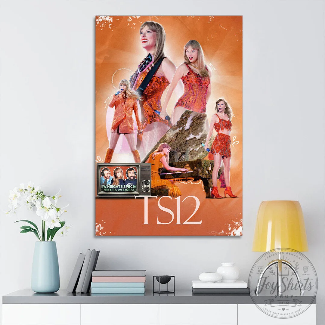 Taylor Swift Eras Tour Concert Poster Canvas Wall Art