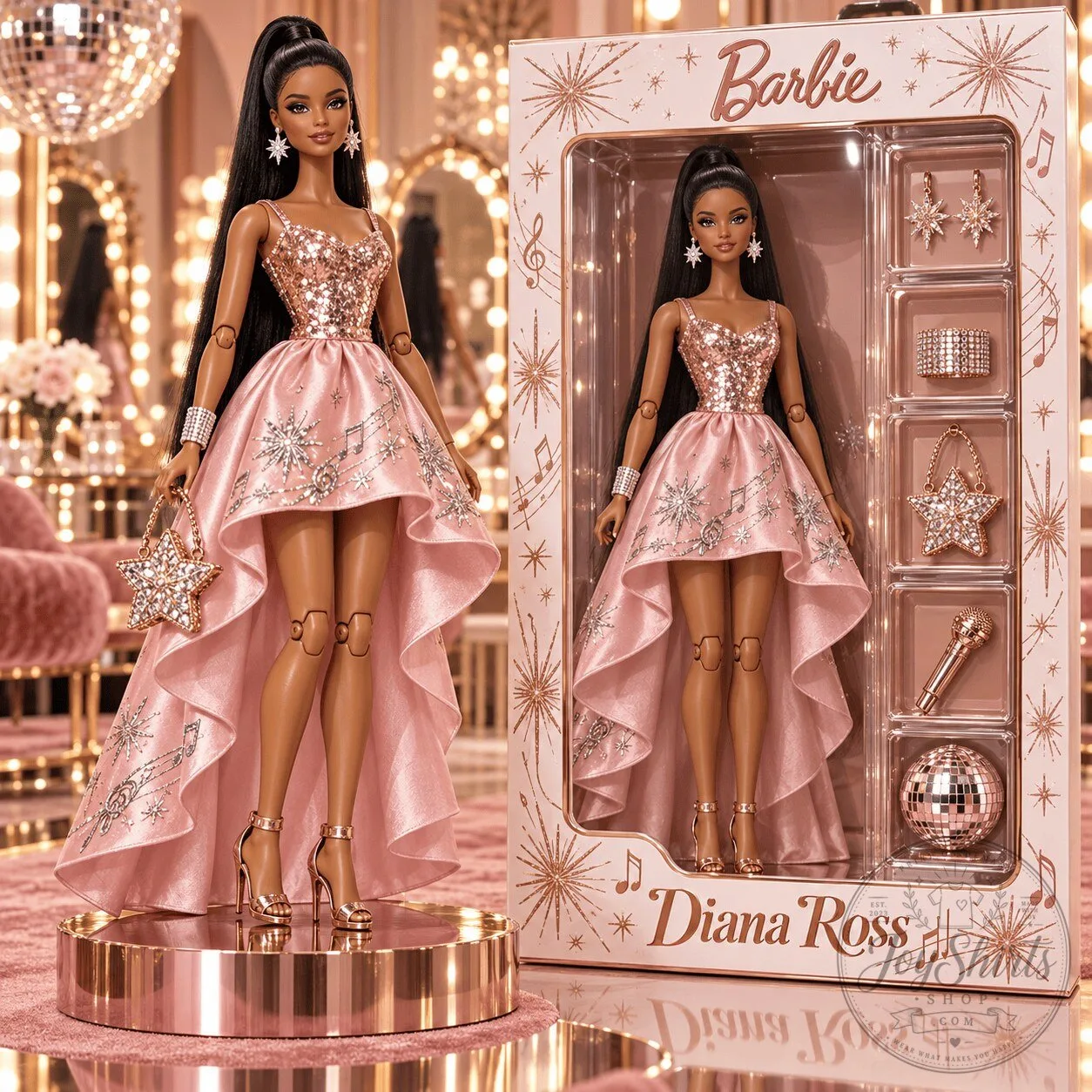 Diana Ross Barbie Signature Music Series Collectible Doll with Accessories