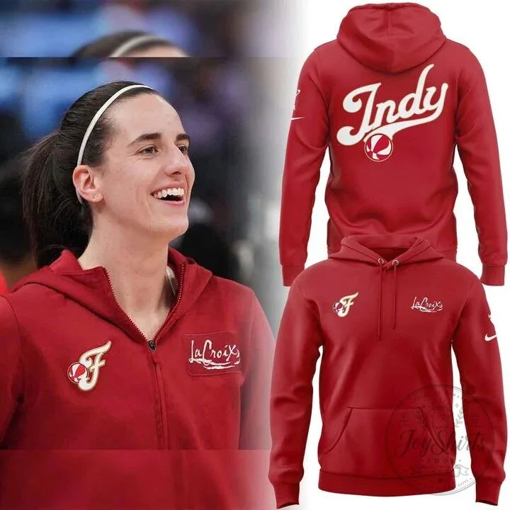 Red Fan Hoodie for Caitlin Clark of the Indiana Fever
