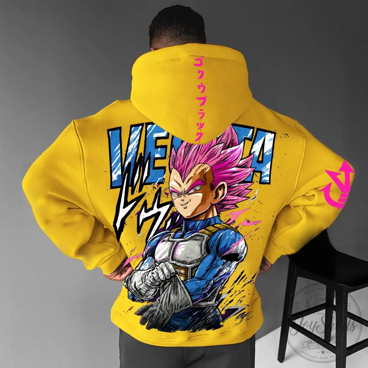 Dragon Ball Super Vegeta Super Saiyan Rose Anime Cartoon Hoodie