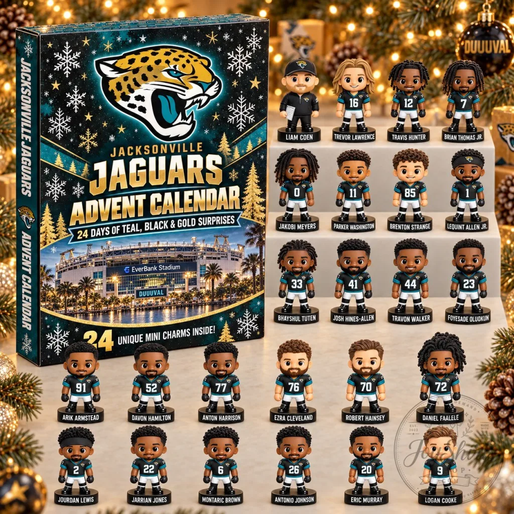 Jacksonville Jaguars NFL Football Advent Calendar
