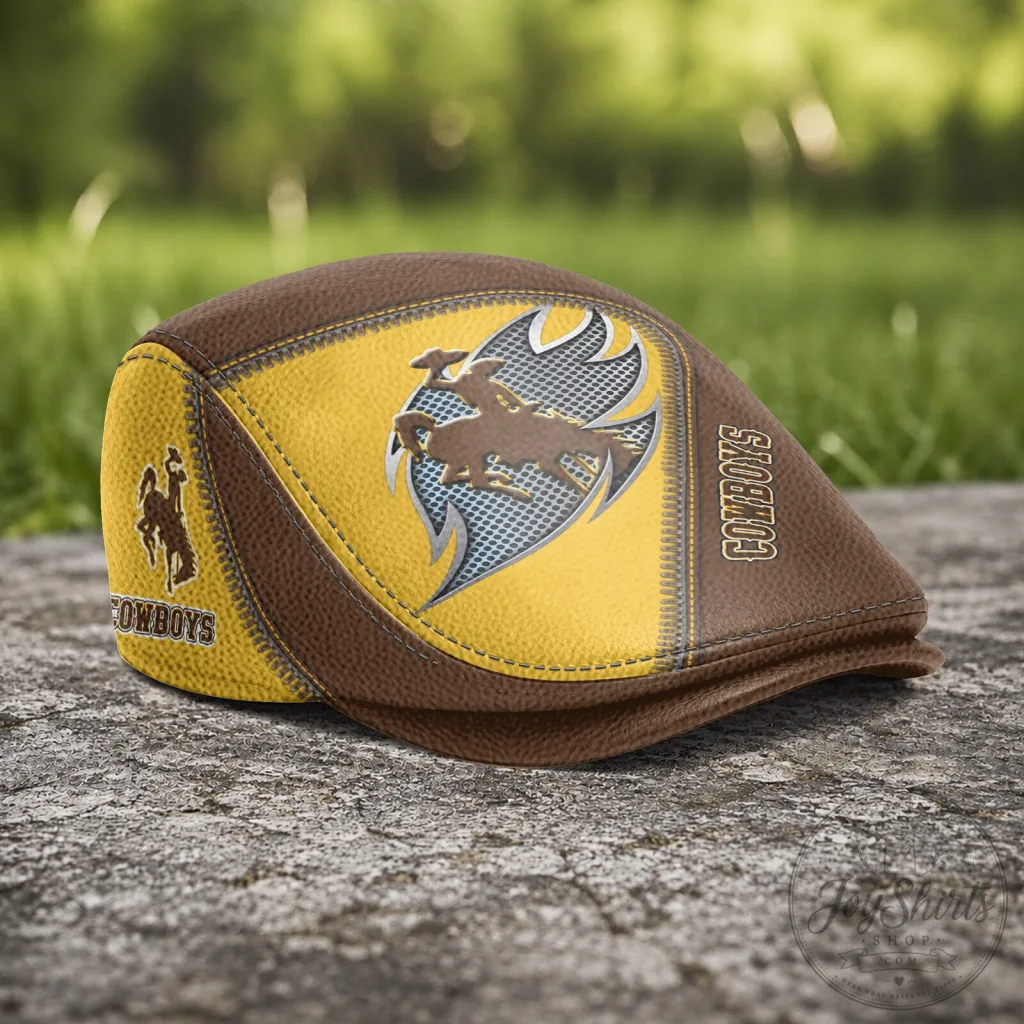 Wyoming Cowboys NCAA Flat Cap Hat