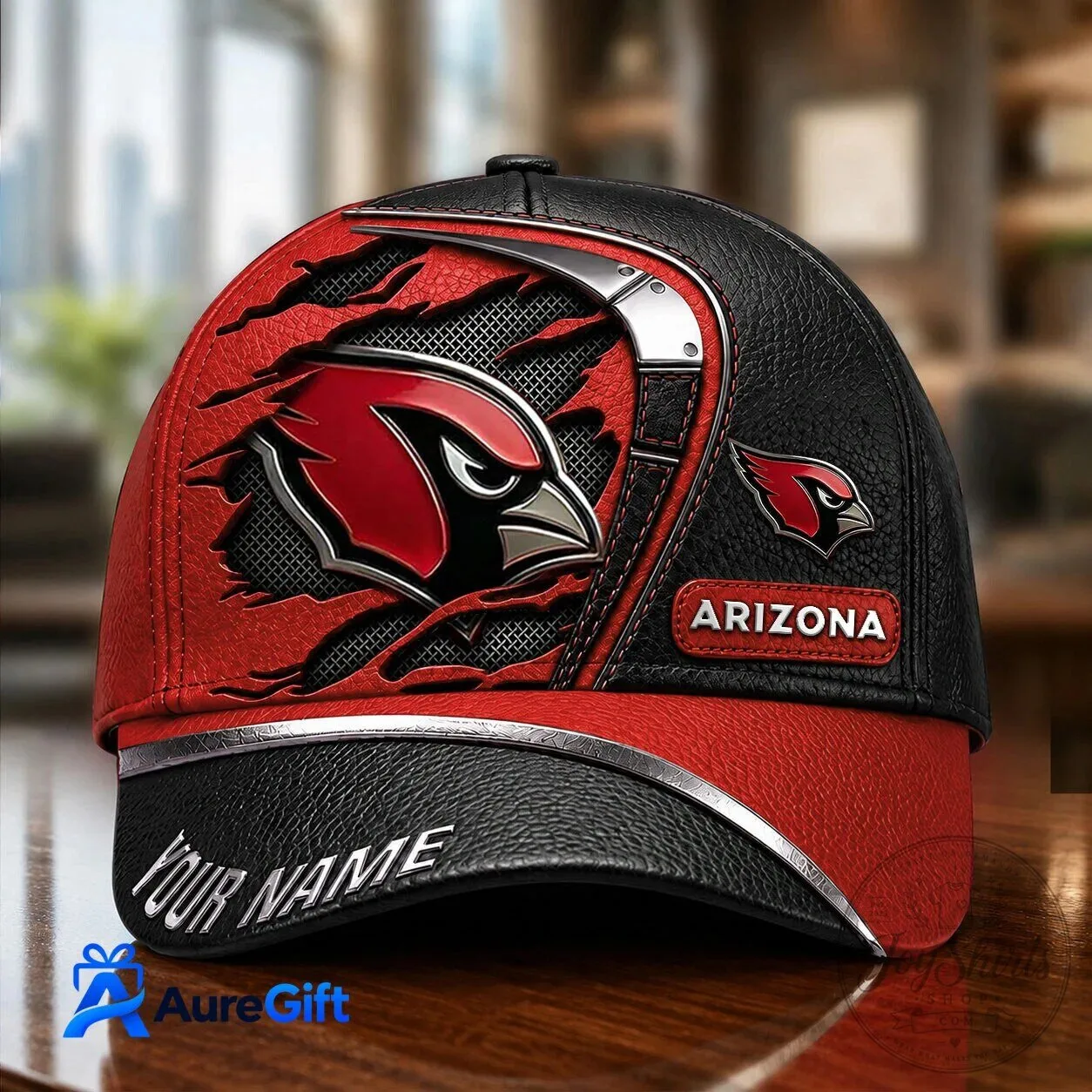 Custom Name Hat for Arizona Cardinals Football Team - Baseball Cap