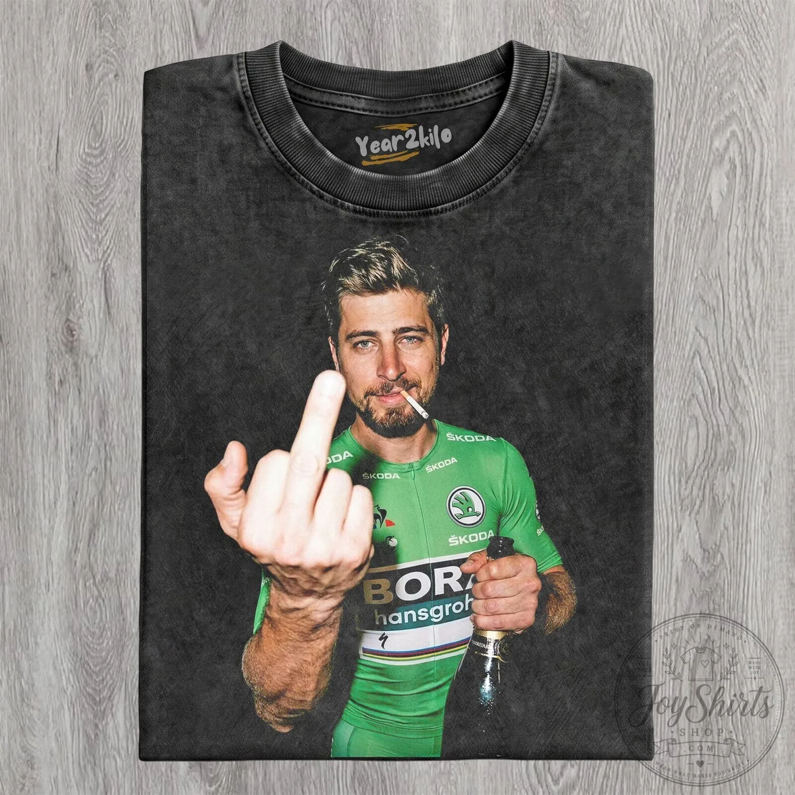 Peter Sagan King Green Tour de France Cycling Champion T-Shirt