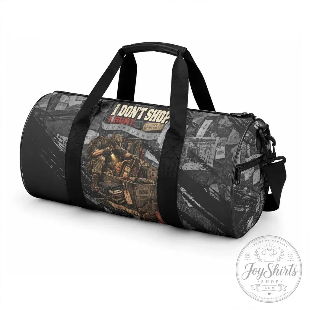 Archive Hunter The Hunt Never Ends Vintage Streetwear Grunge Collage Graphic Art Duffle Bag 9 Archive Hunter The Hunt Never Ends Vintage Streetwear Grunge Collage Graphic Art Duffle Bag