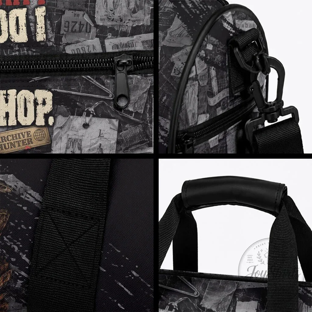 Archive Hunter The Hunt Never Ends Vintage Streetwear Grunge Collage Graphic Art Duffle Bag 10 Archive Hunter The Hunt Never Ends Vintage Streetwear Grunge Collage Graphic Art Duffle Bag