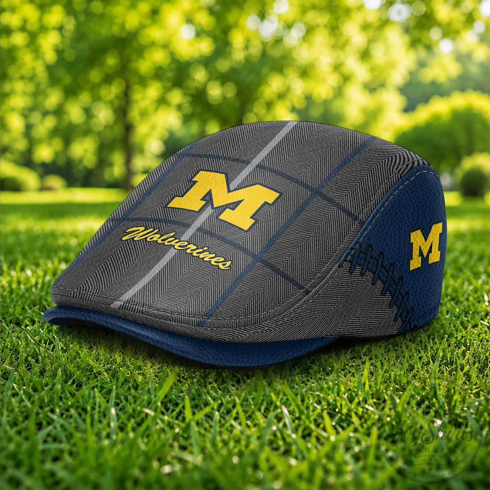 Michigan Wolverines NCAA College Football Team Flat Cap Hat