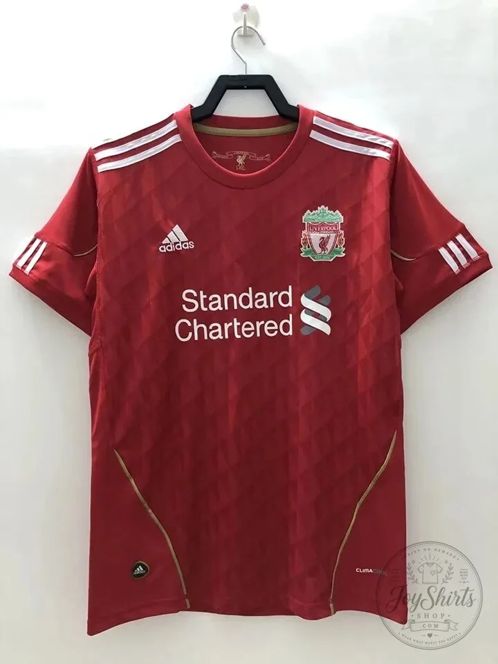 Liverpool Football Club 2010 Home Retro Soccer Jersey for Men