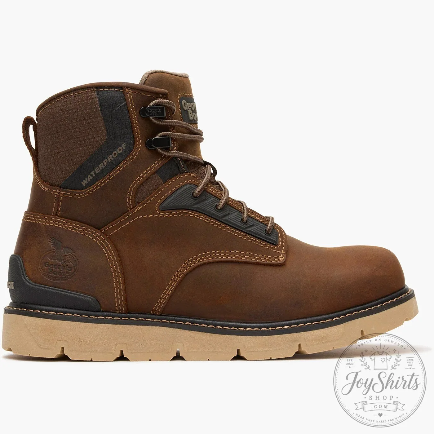 Georgia Boot Men's Carbon Flex Wedge Waterproof Work Boots 15 Georgia Boot Men