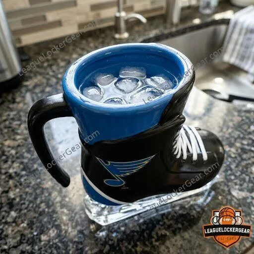 St. Louis Blues Hockey Skate Design Coffee Mug 9 St. Louis Blues Hockey Skate Design Coffee Mug