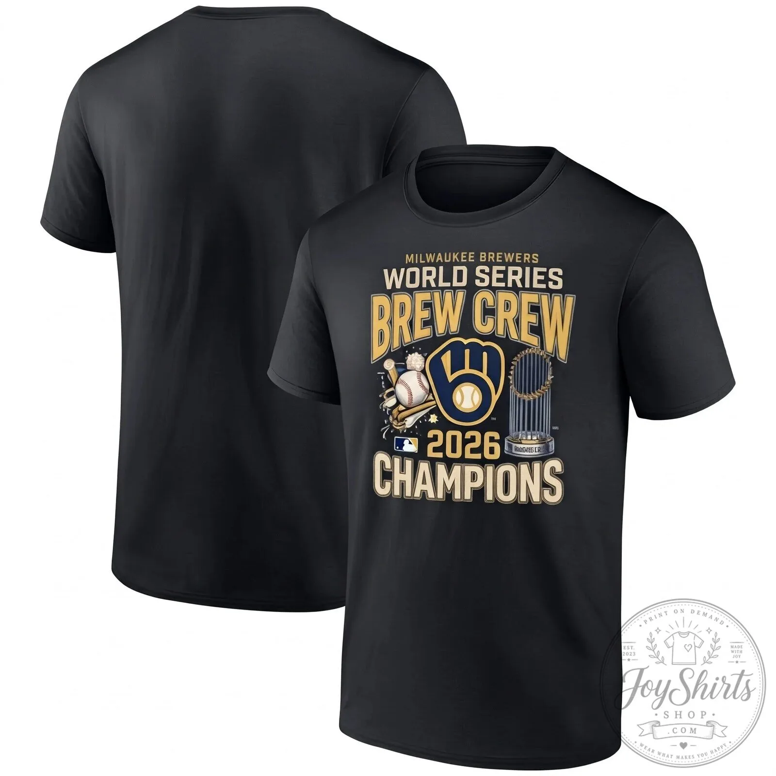Milwaukee Brewers World Series Brew Crew 2026 Champions T-Shirt