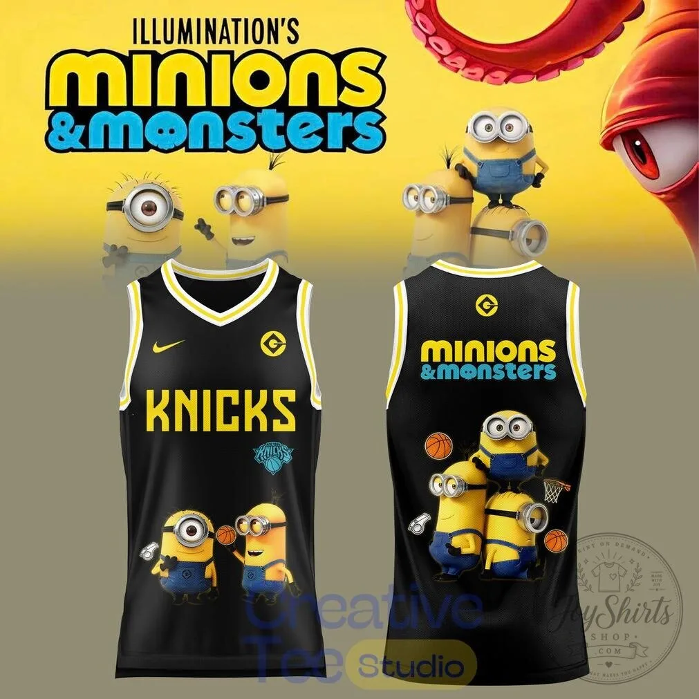 New York Knicks Minions Basketball Champions Jersey 5 New York Knicks Minions Basketball Champions Jersey