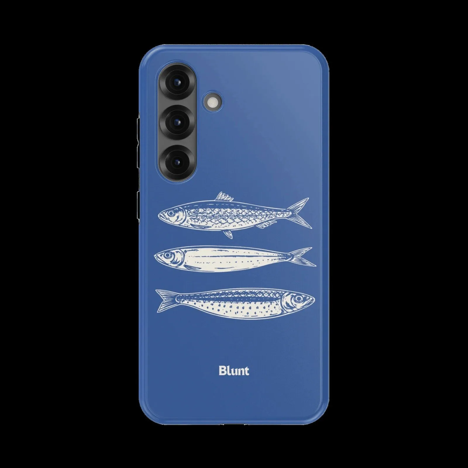 Blue Sardine Fish Sketch Art Samsung Galaxy S24 Ultra Phone Case 1 Blue Sardine Fish Sketch Art Samsung Galaxy S24 Ultra Phone Case